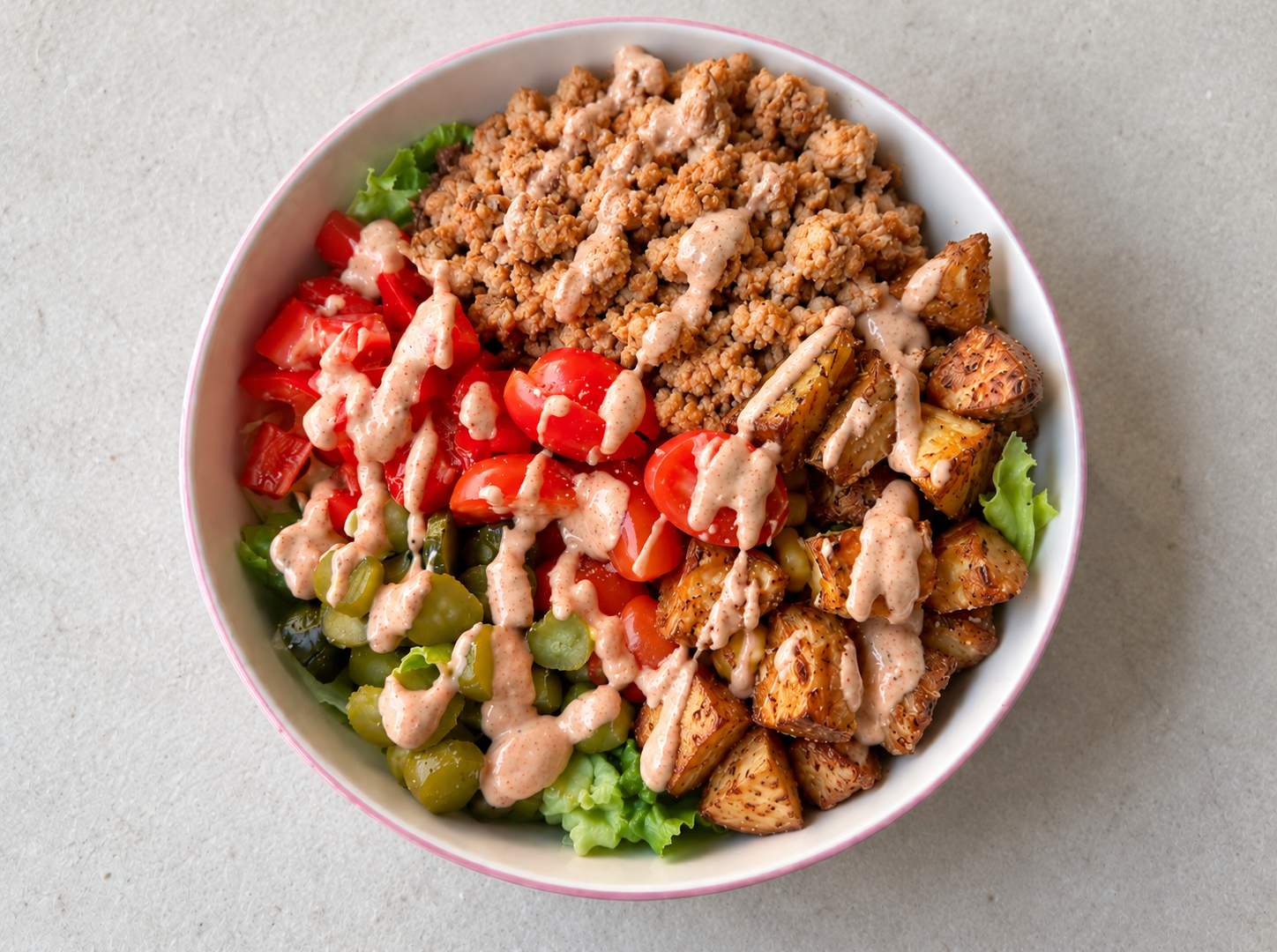 Preview of Chicken Burger Bowl