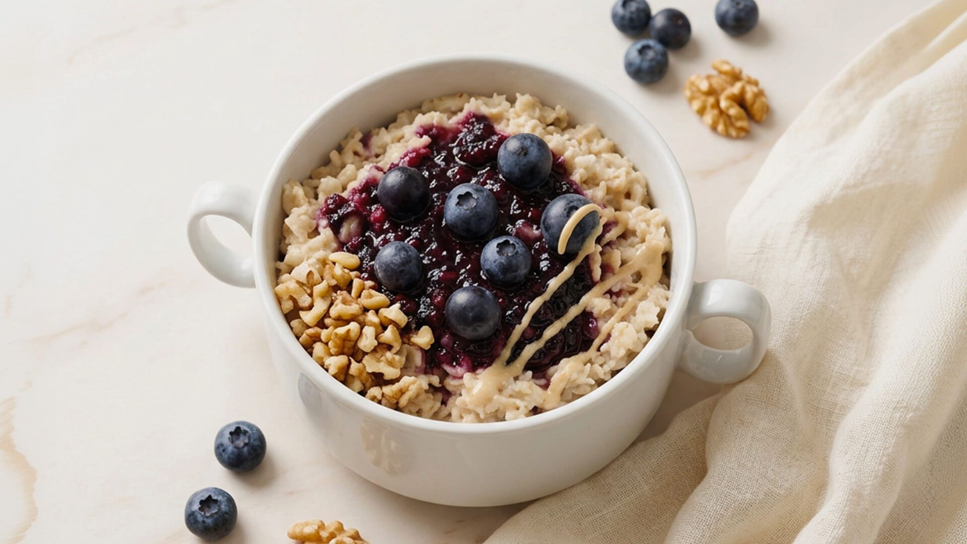 Preview of  Blueberry Walnut Chia Oatmeal