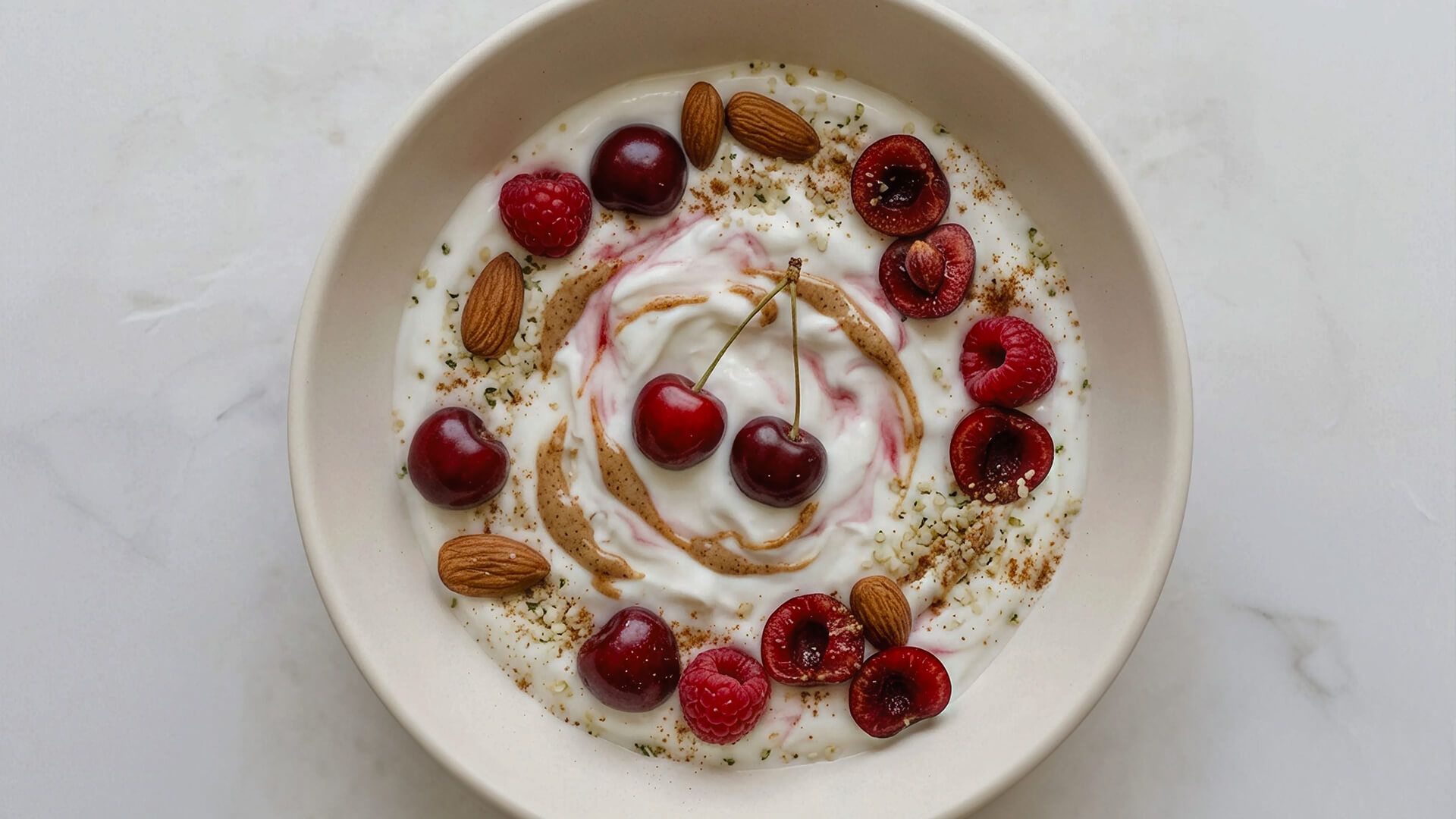Preview of Cherry Almond Yogurt Bowl