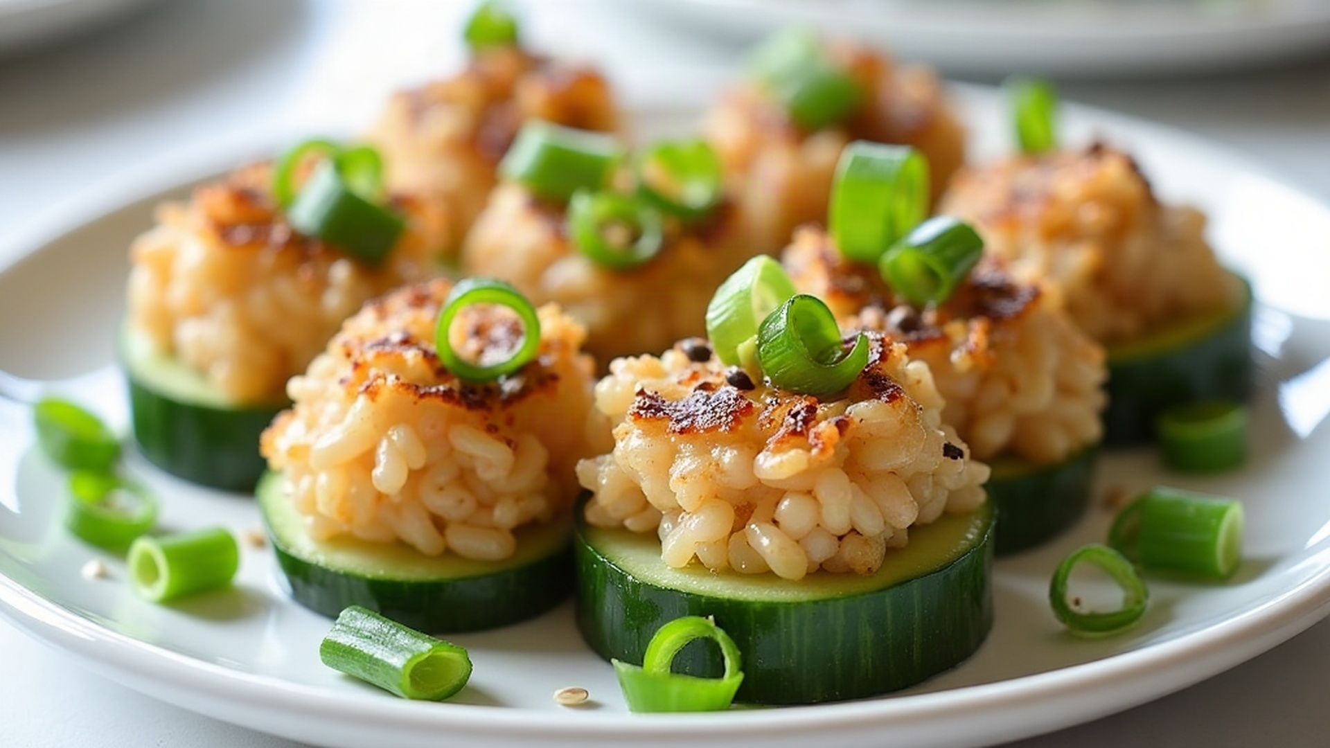 Preview of Crispy Rice Cucumber Bites