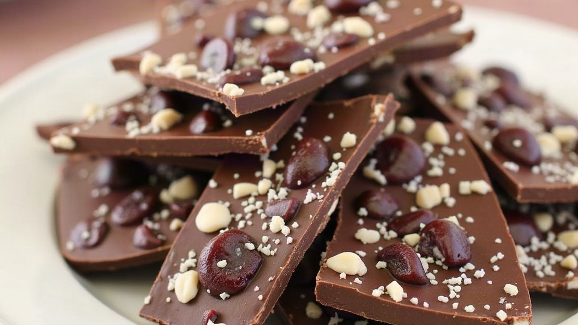 Preview of Dark Chocolate Cherry Almond Bark