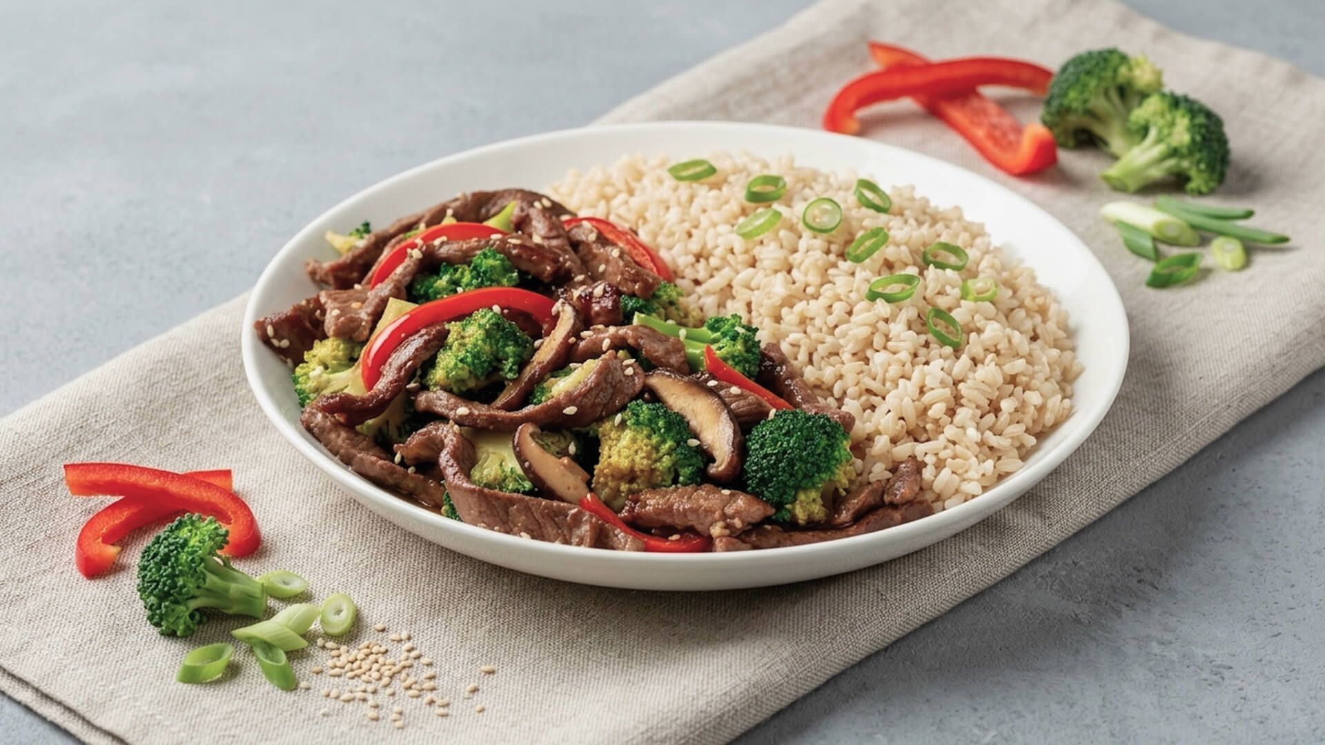 Preview of Ginger Beef + Broccoli Stir-Fry