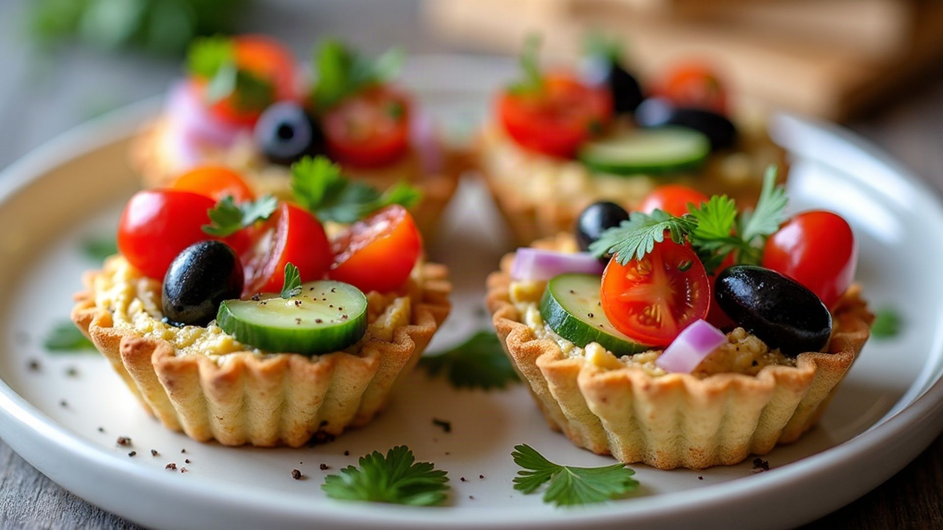 Preview of Loaded Mediterranean Hummus Snack Cups