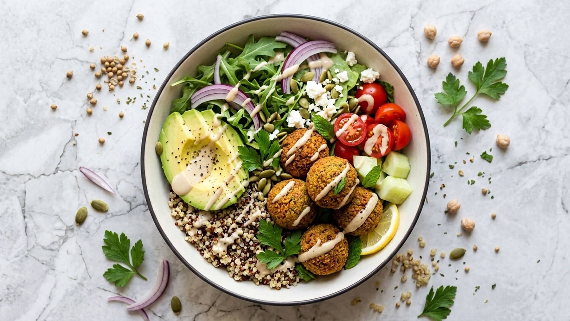 Preview of  Mediterranean Falafel Power Bowl