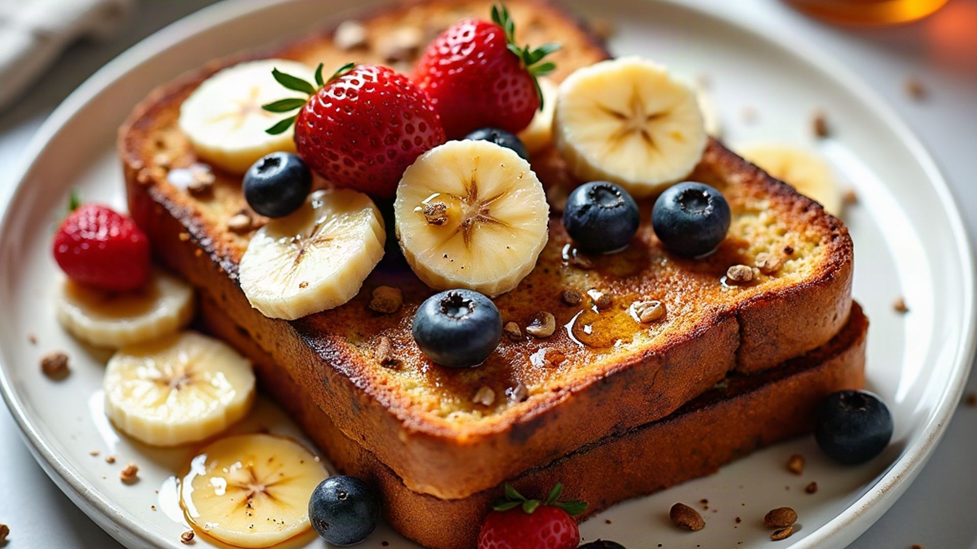Preview of Peanut Butter Banana French Toast
