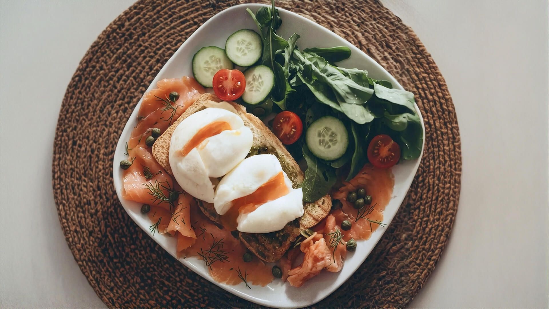 Preview of Smoked Salmon Breakfast Plate