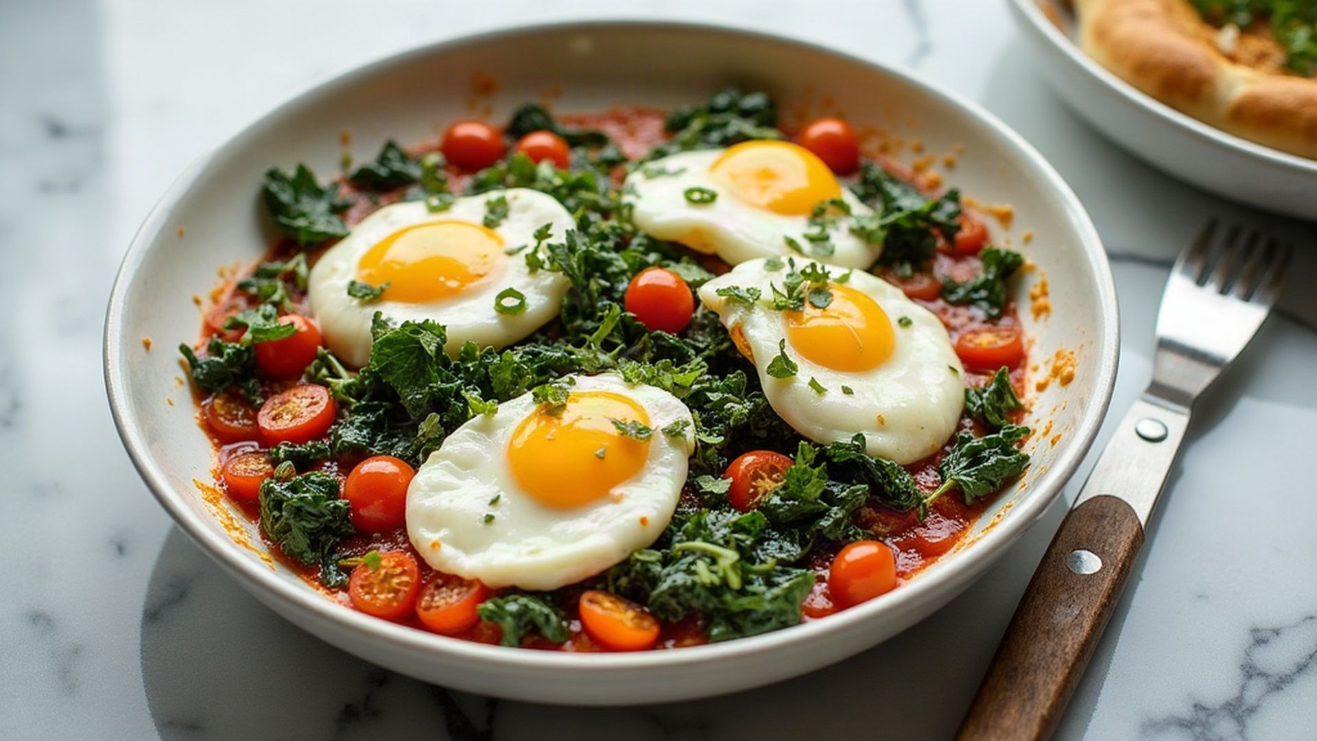 Preview of Spinach + Feta Shakshuka