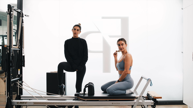 Preview of DAY 8 - 25 Min Reformer | Core Challenge with Ankle Weights & Block